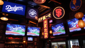 観戦場所 ドジャース対サンフランシスコ・ジャイアンツ – 東京の厳選スポーツバー